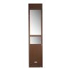 Dog Door for Sliding Glass Door, 75 7/8 to 80 11/16 in Adjustable Height, Aluminum Alloy Frame with Rotating Hinges, Lock Design