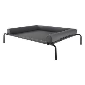 Elevated Dog Bed for Large Dogs, Portable Raised Dog Cot with Washable Pillow