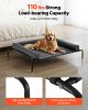 Elevated Dog Bed for Large Dogs, Portable Raised Dog Cot with Washable Pillow